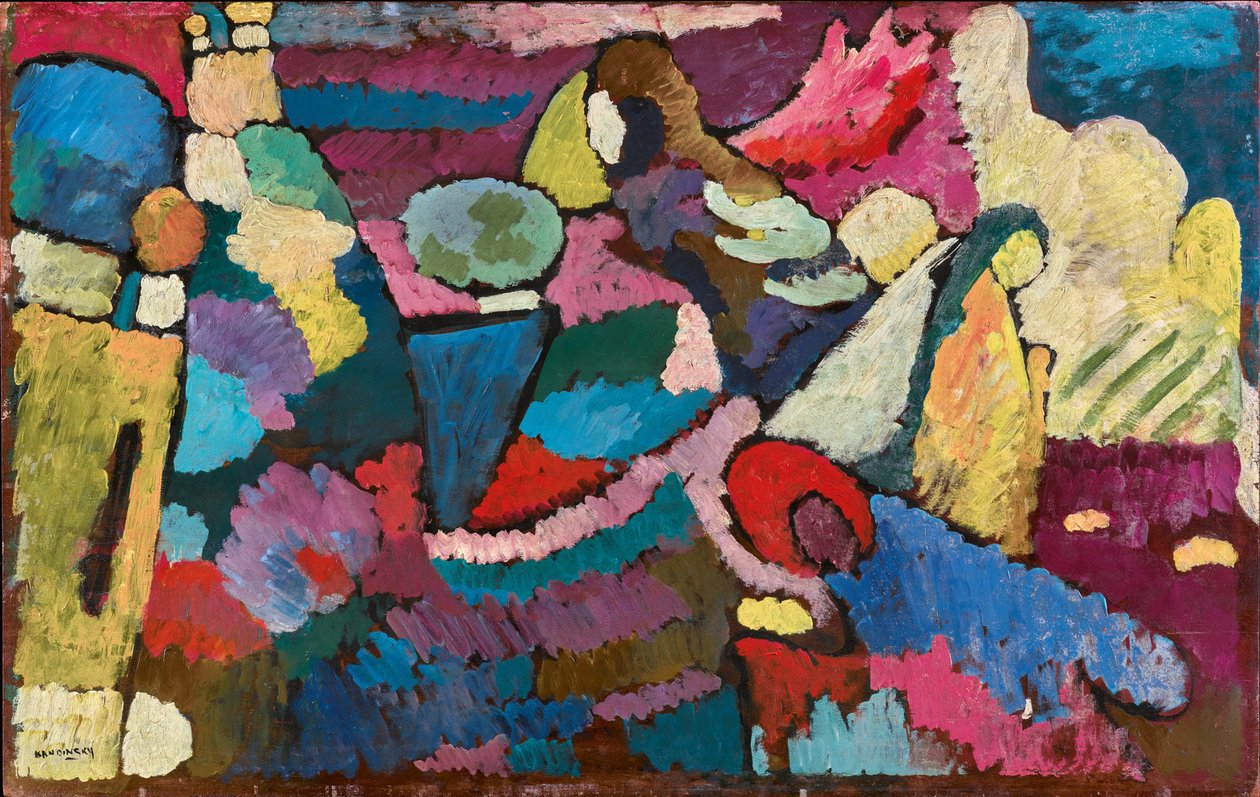 Improvisación sobre caoba, 1910 de Wassily Kandinsky