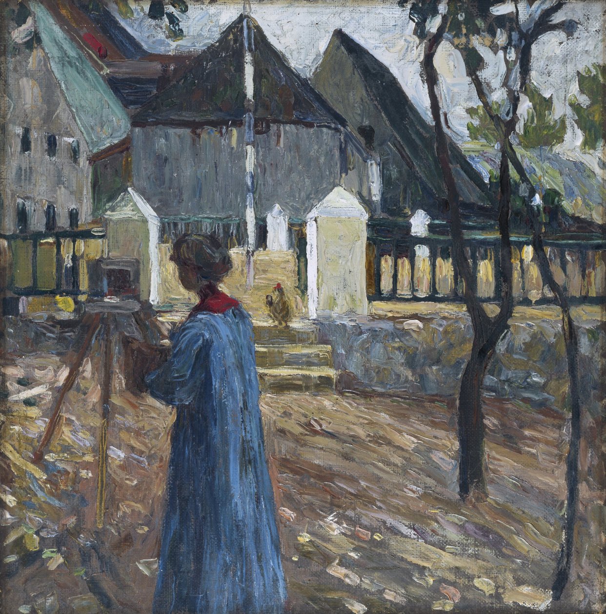 Kallmünz – Gabriele Münter pintura II de Wassily Kandinsky