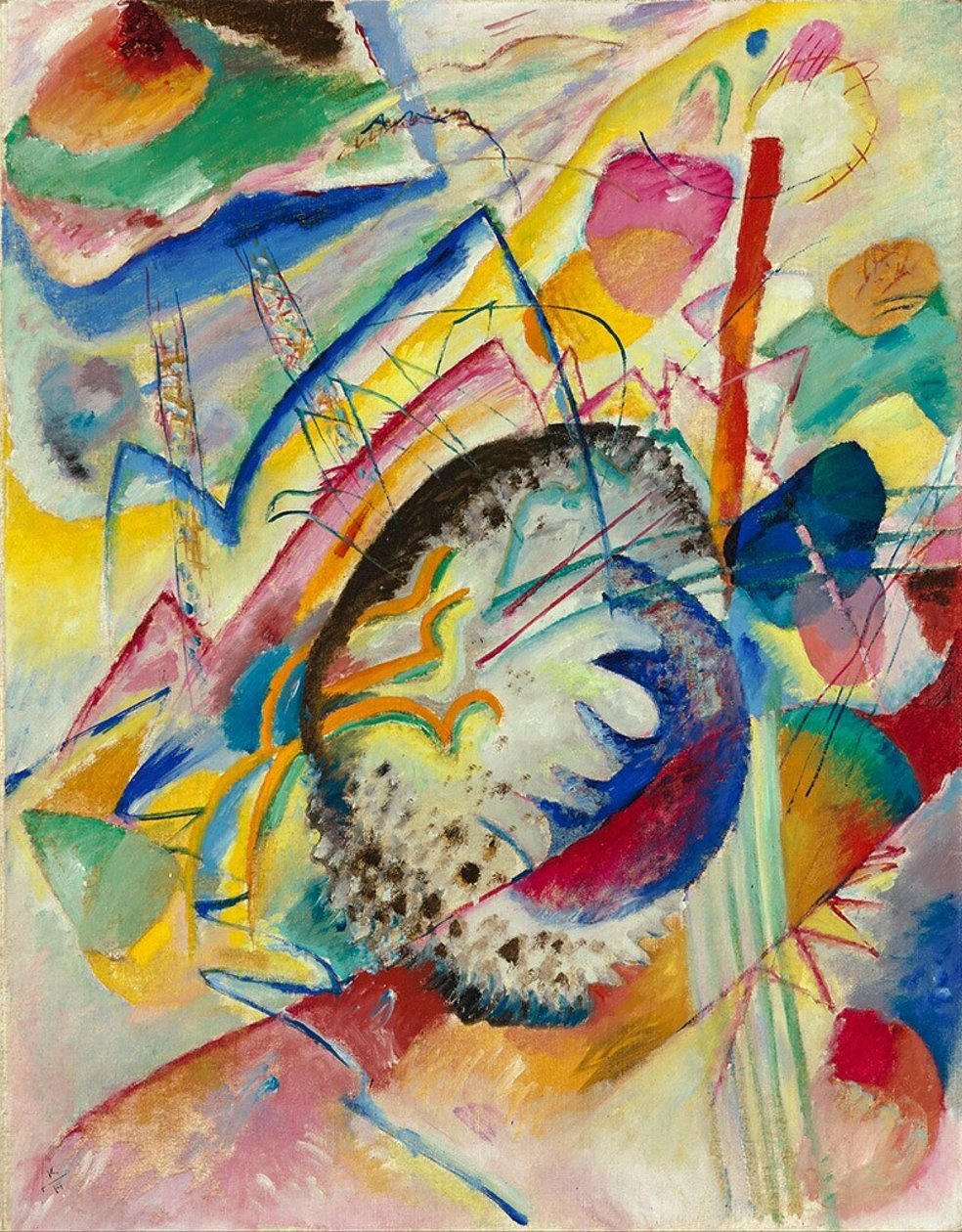 Kandinsky - Gran estudio, 1914 de Wassily Kandinsky