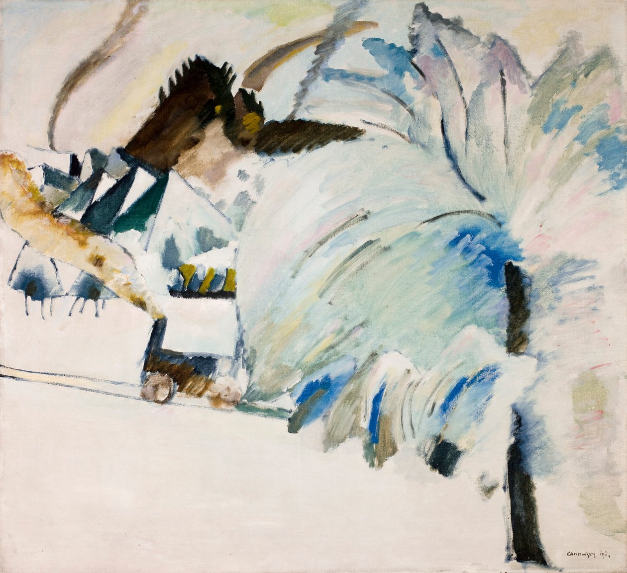 Kandinsky - Paisaje invernal, 1911 de Wassily Kandinsky