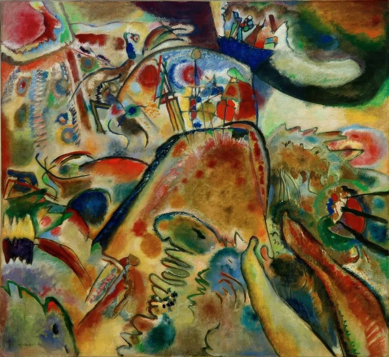 Pequeñas alegrías de Wassily Kandinsky