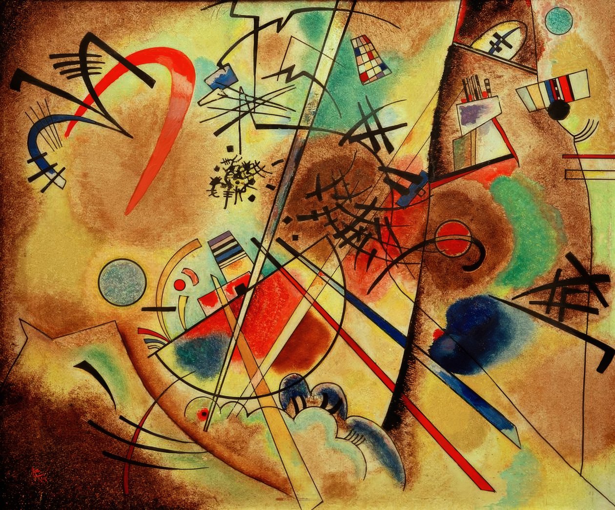 Pequeño sueño en rojo de Wassily Kandinsky