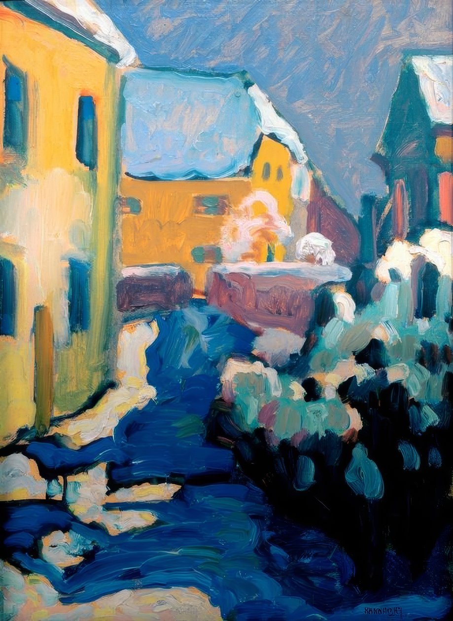 Kochel – Cementerio y casa parroquial de Wassily Kandinsky