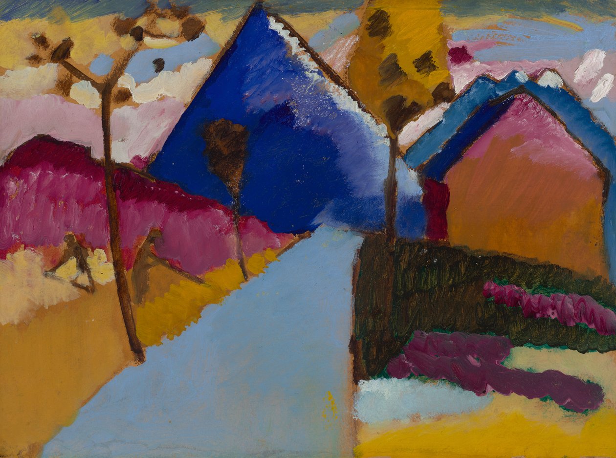 Kochel – calle recta de Wassily Kandinsky