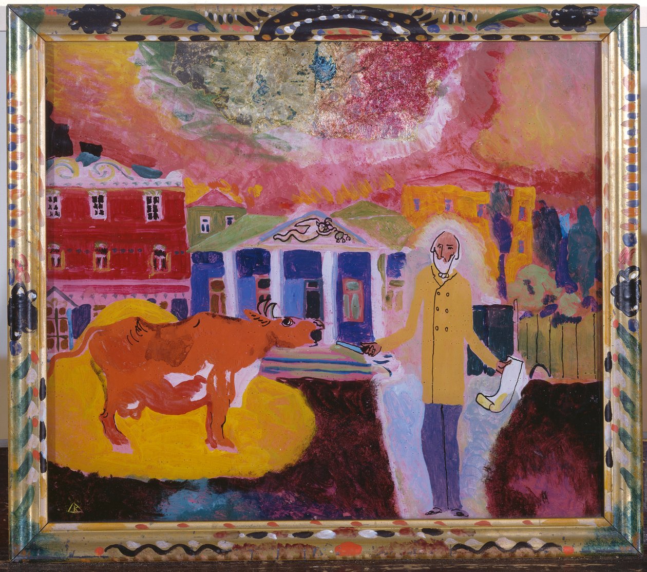 Vaca en Moscú de Wassily Kandinsky