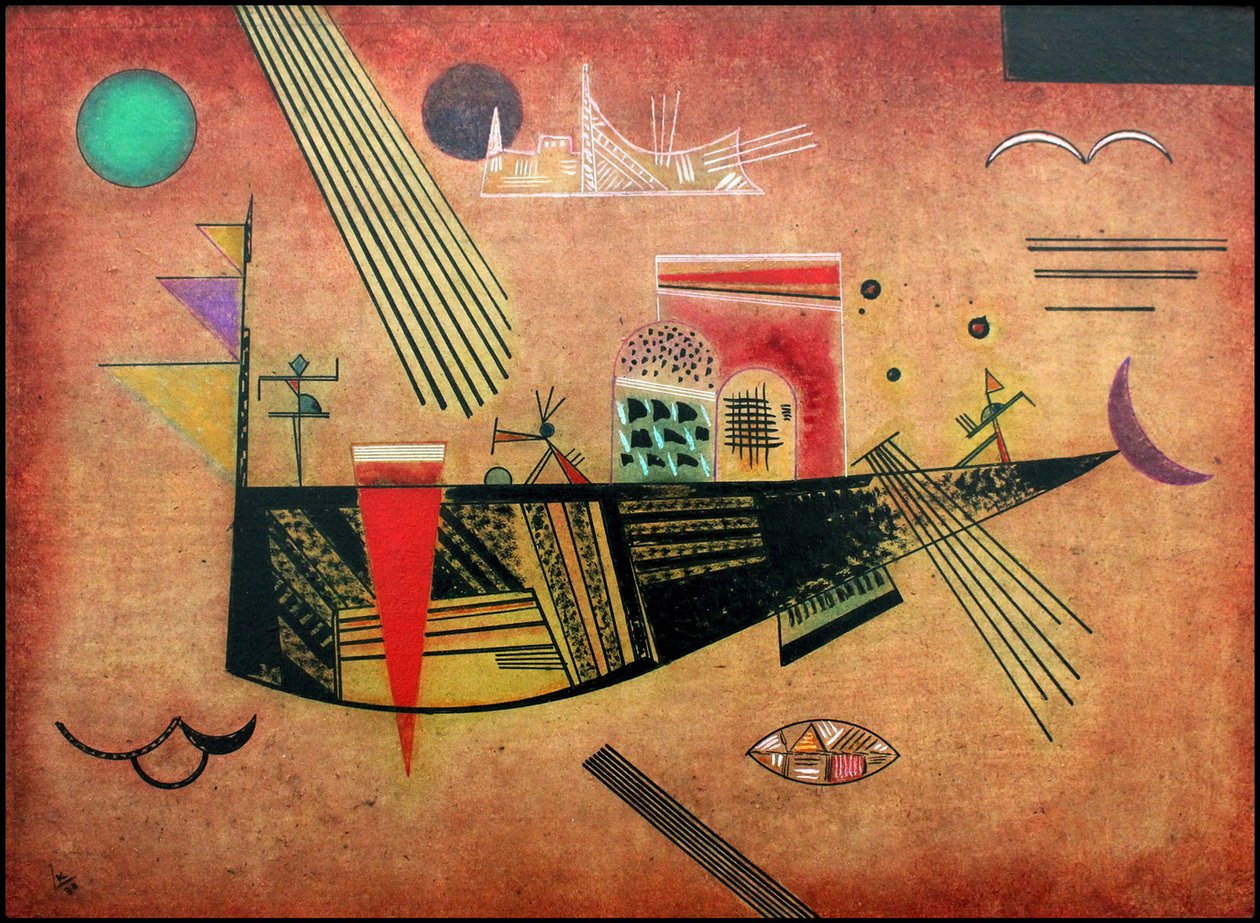 Launisch, 1930 de Wassily Kandinsky