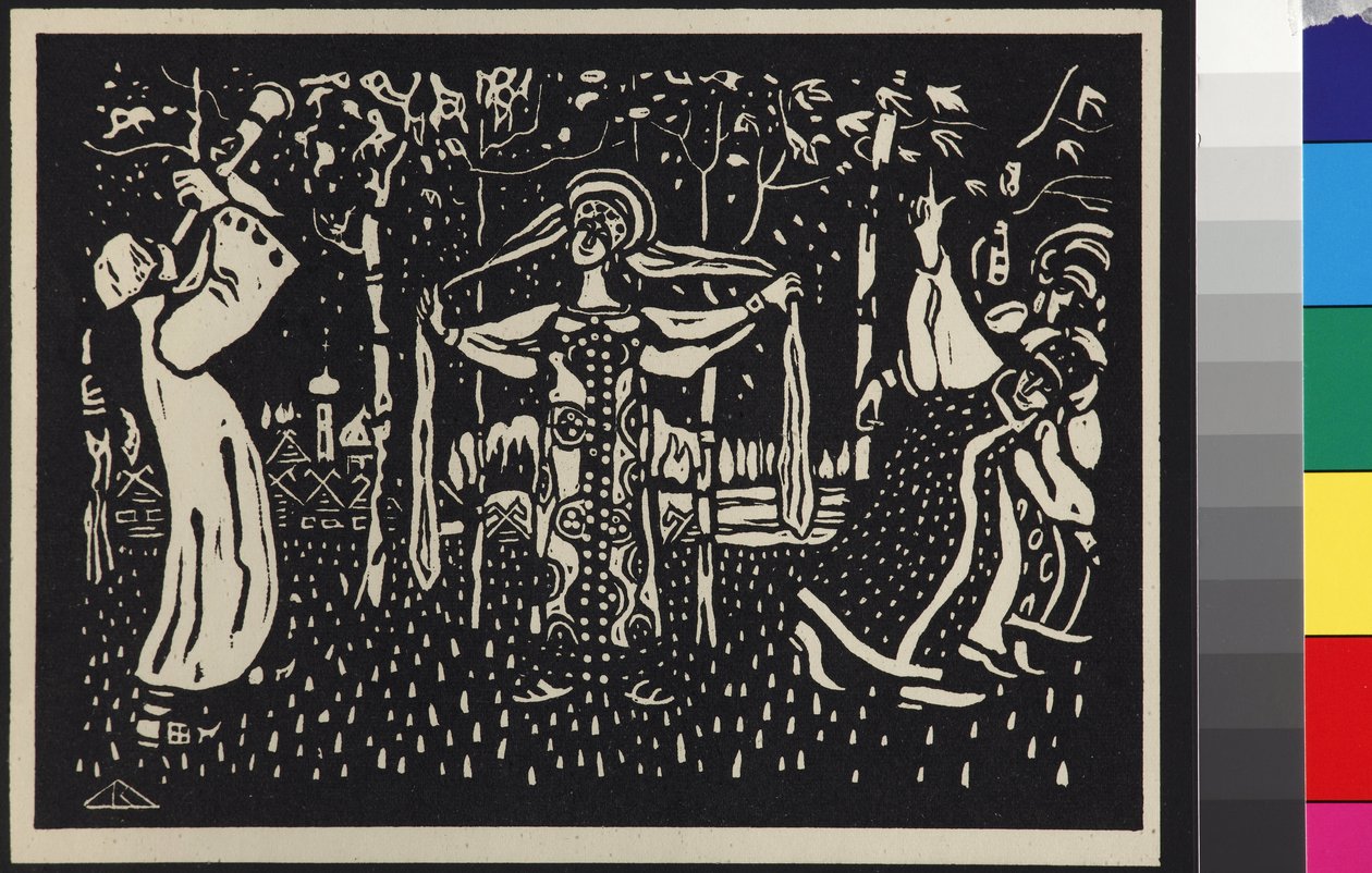 Los abedules de Wassily Kandinsky