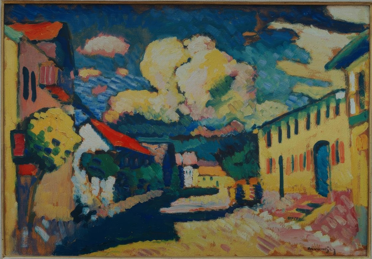 Murnau – Calle del pueblo de Wassily Kandinsky