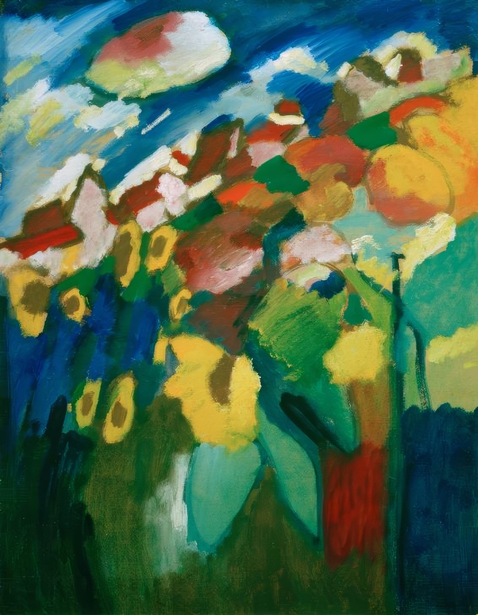 Murnau – Jardín II de Wassily Kandinsky