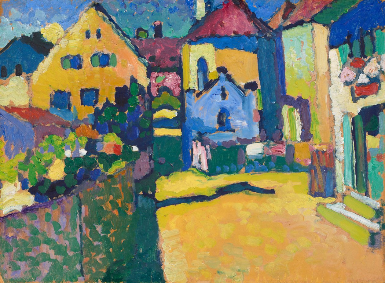 Murnau – Grüngasse de Wassily Kandinsky