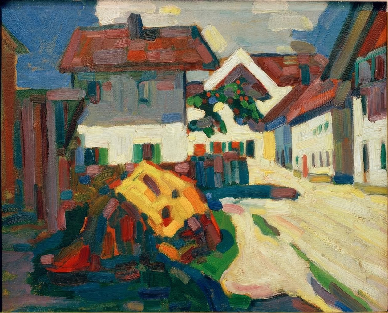 Murnau – Grupo de casas de Wassily Kandinsky