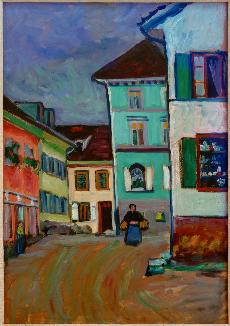 Murnau – Johannisstraße de Wassily Kandinsky