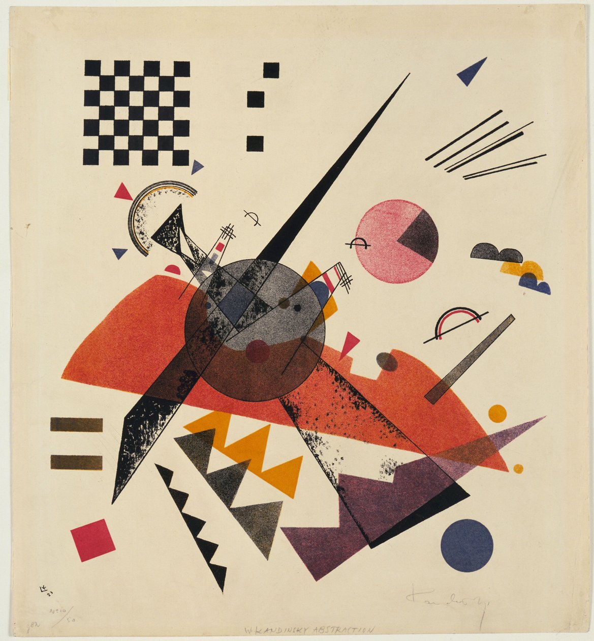 Naranja, 1923 de Wassily Kandinsky