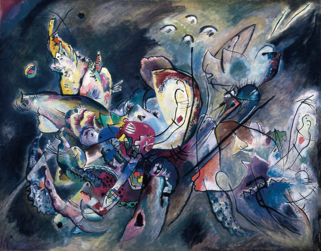Nublado de Wassily Kandinsky