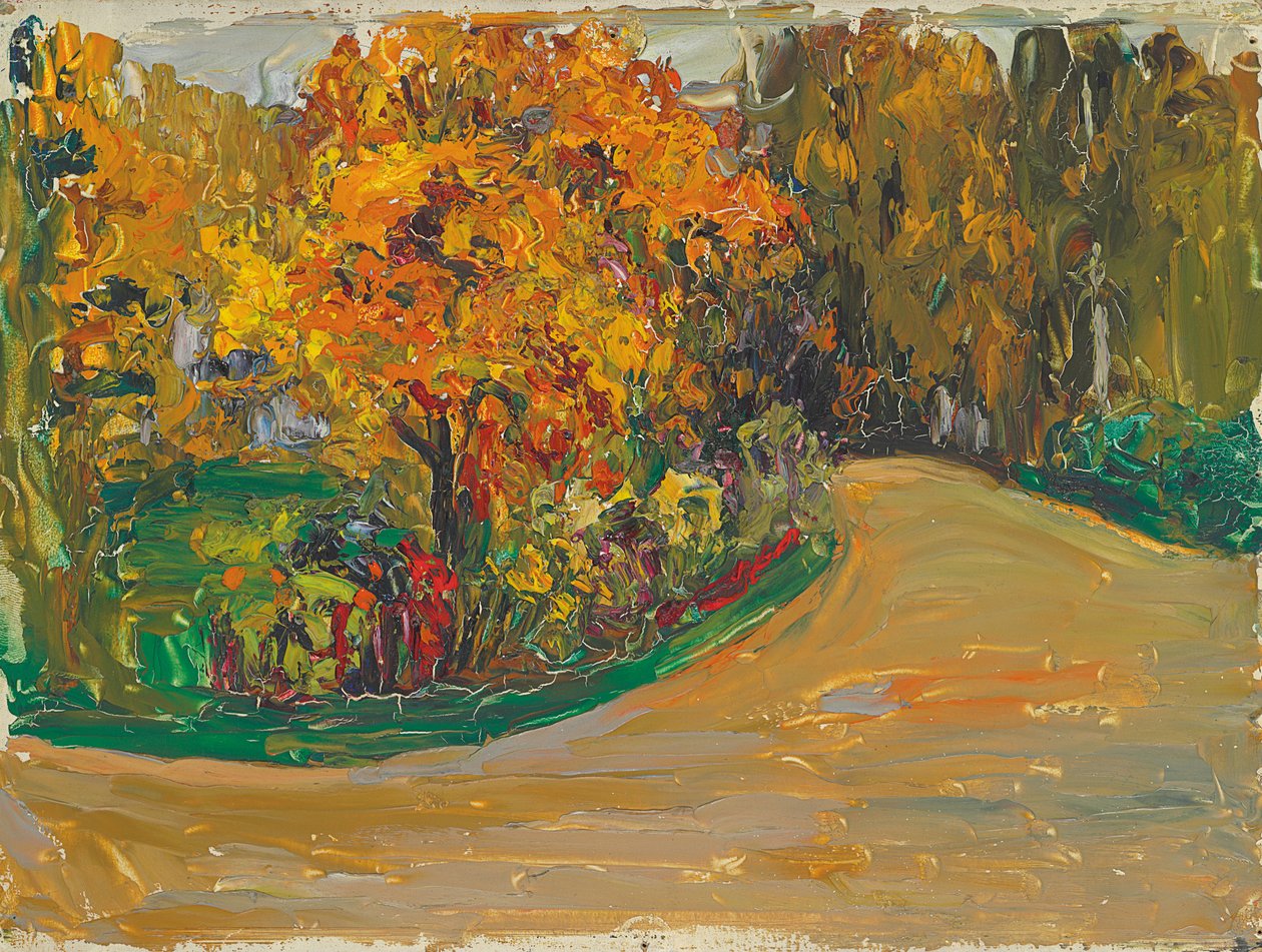 Parque en otoño de Wassily Kandinsky
