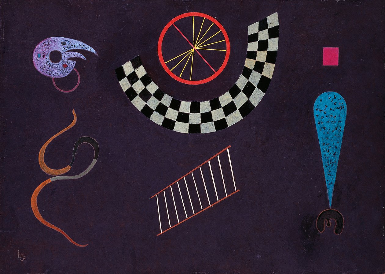 Cinta con cuadrados, por Wassily Kandinsky (1866-1944) de Wassily Kandinsky