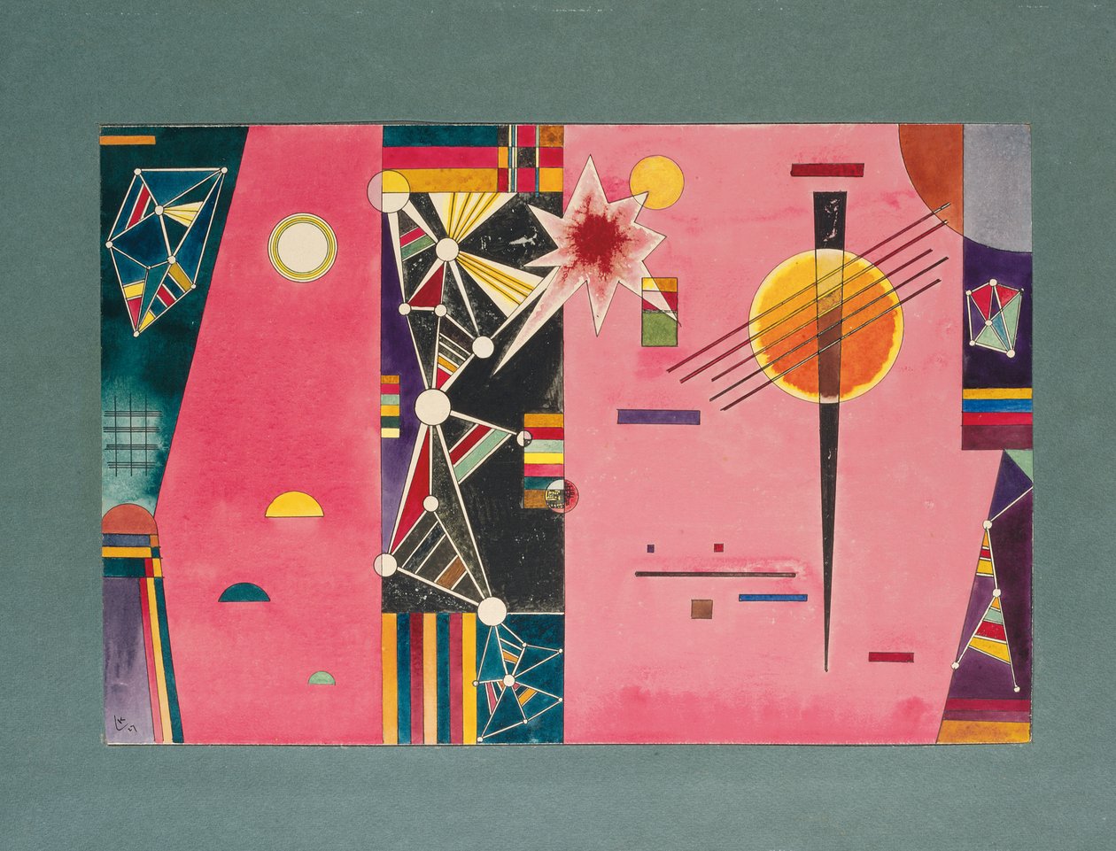 Rosa Roja de Wassily Kandinsky