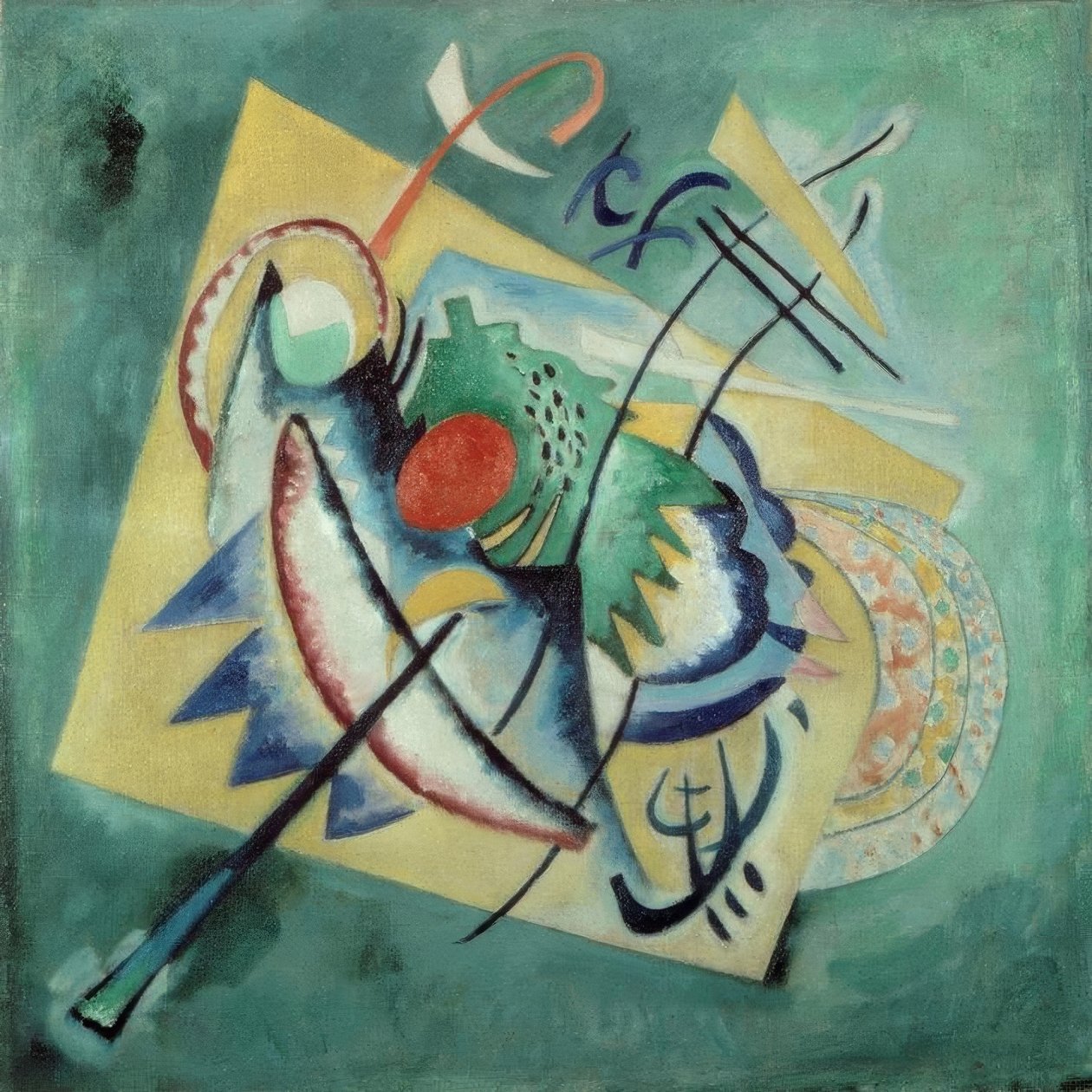 Óvalo rojo de Wassily Kandinsky