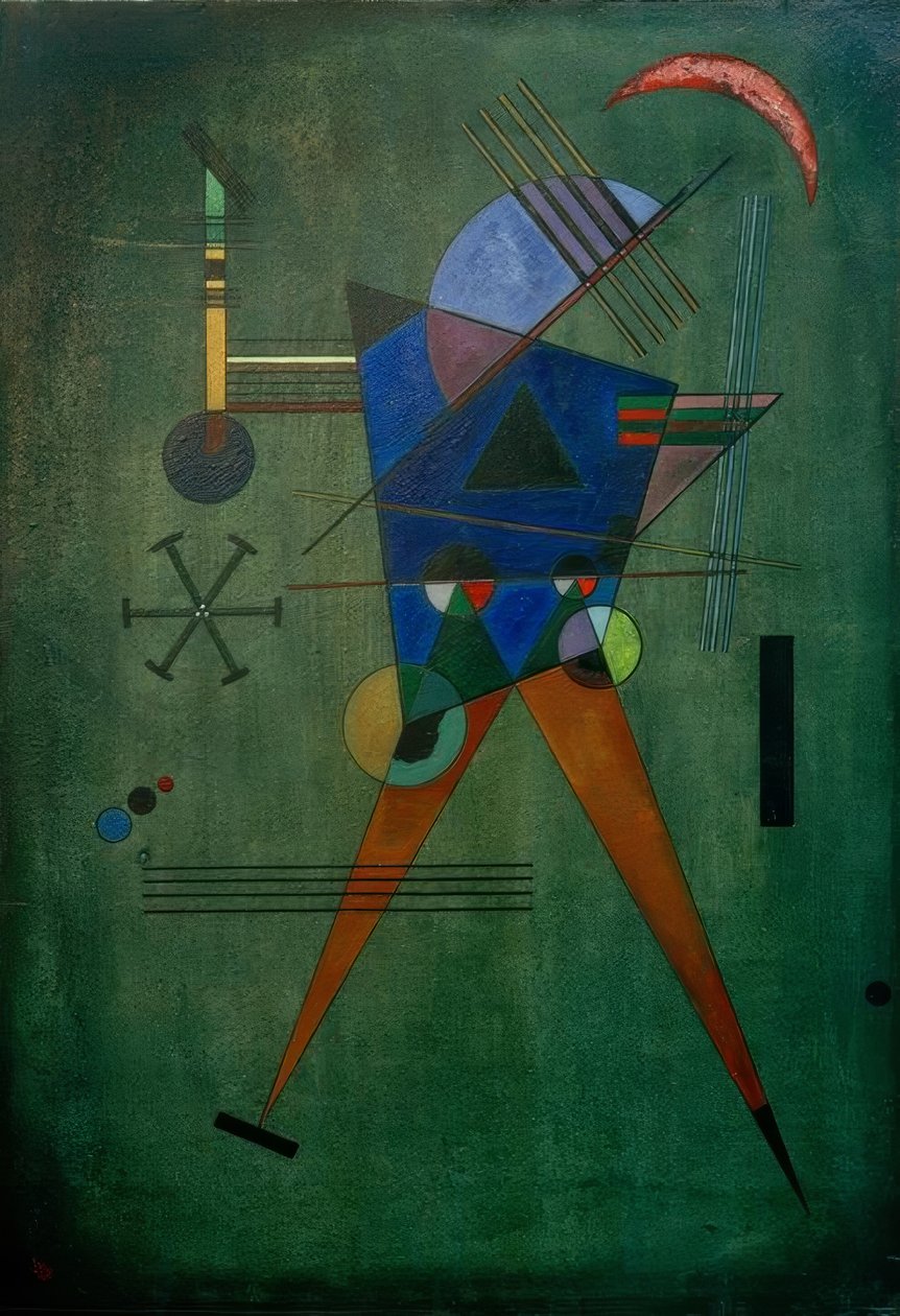 Triángulo negro de Wassily Kandinsky