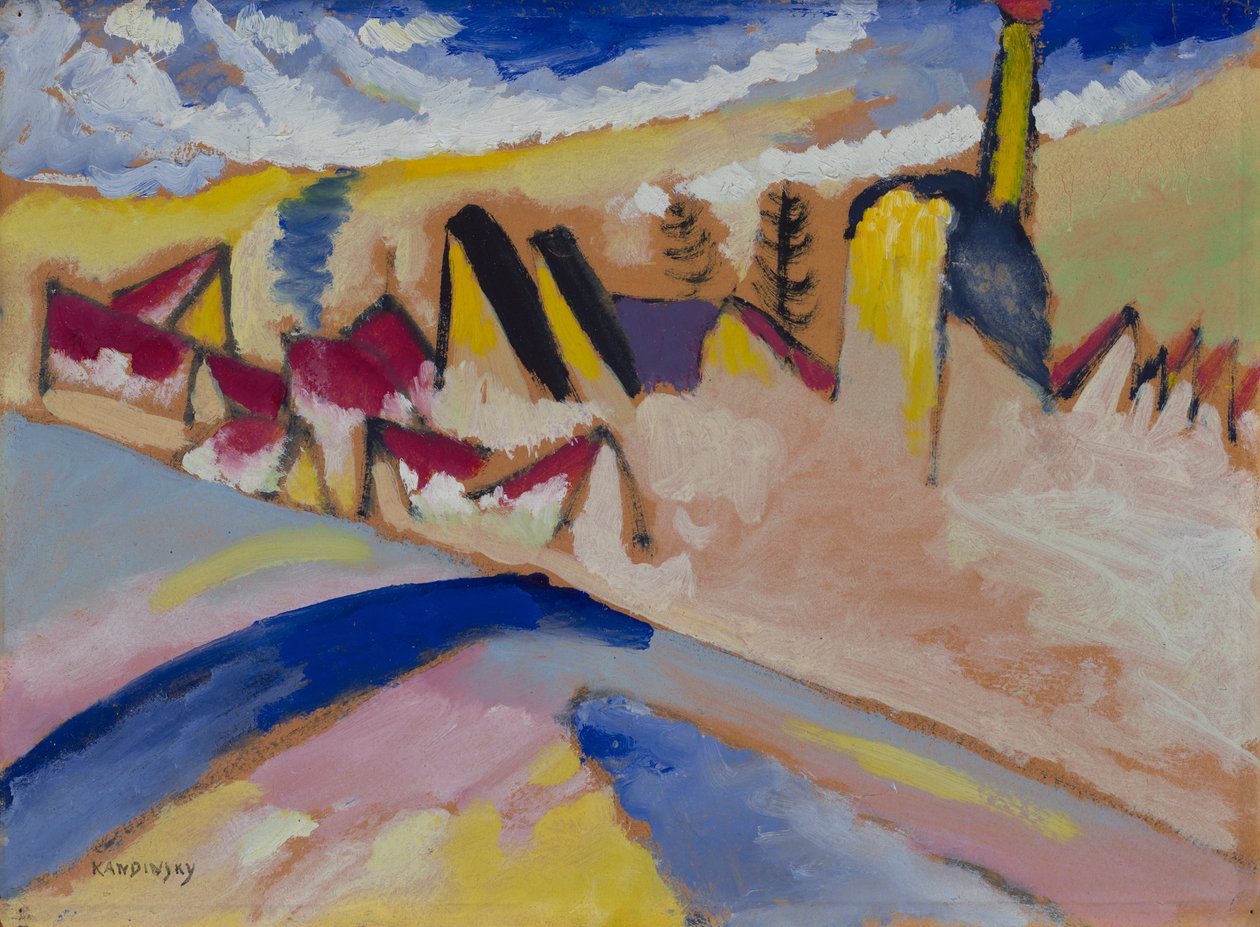 Estudio para "Invierno II" de Wassily Kandinsky