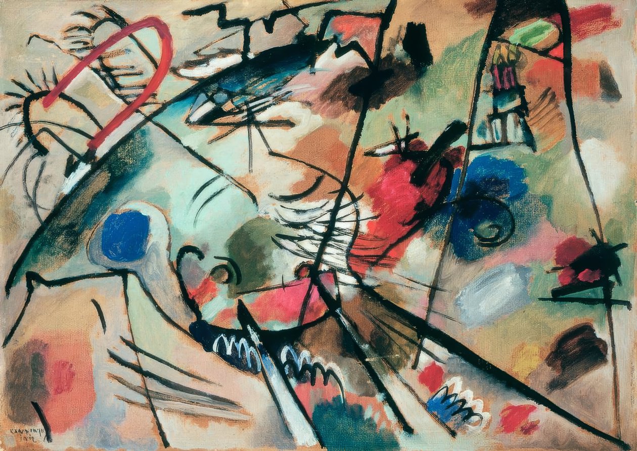 Estudio para Improvisación 24 de Wassily Kandinsky
