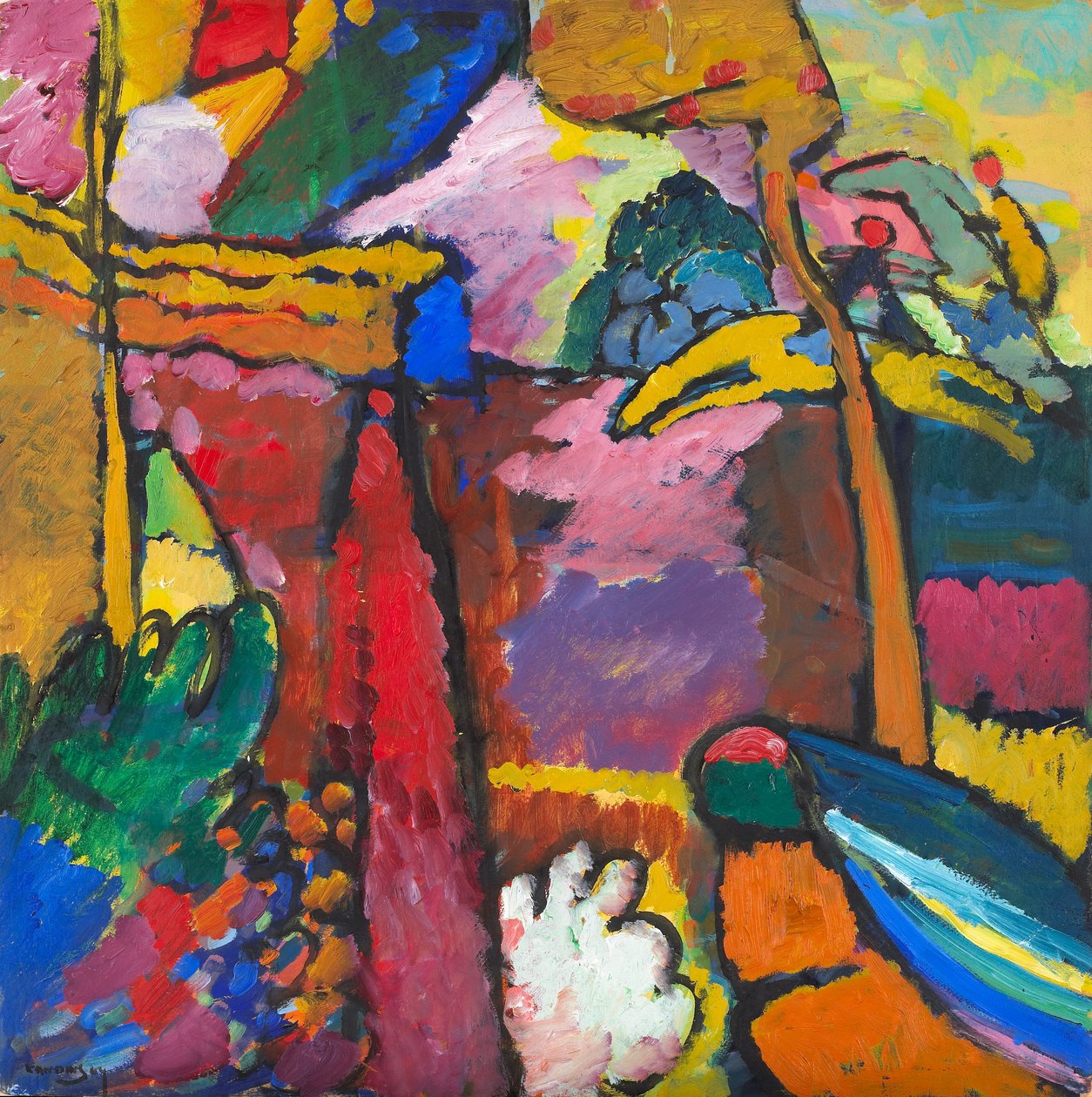 Estudio para Improvisación V de Wassily Kandinsky