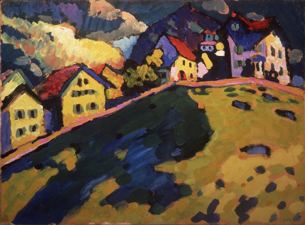Paisaje de verano, 1909 de Wassily Kandinsky