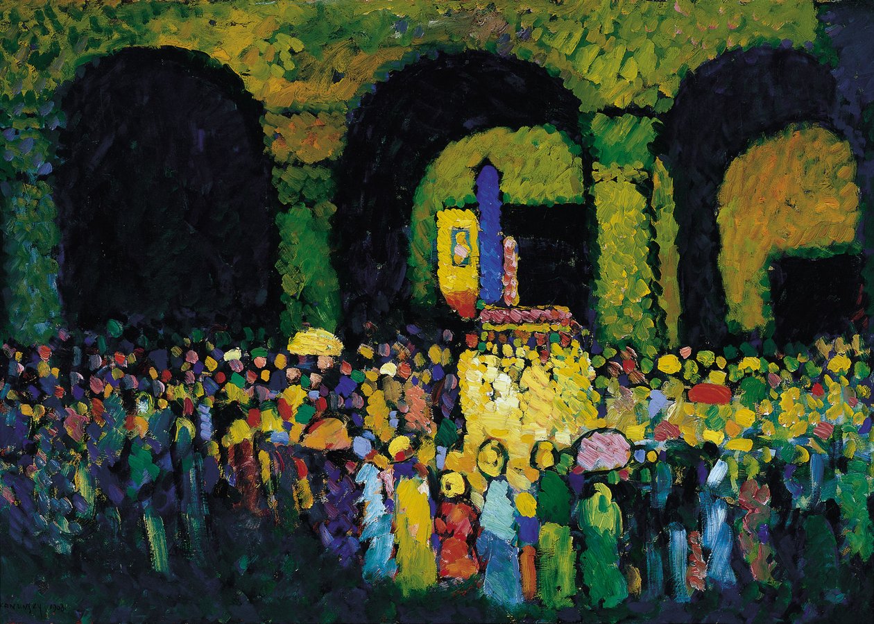 La Ludwigskirche en Múnich de Wassily Kandinsky