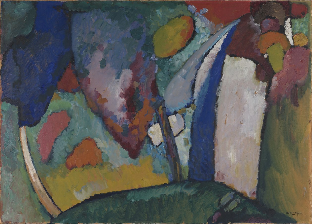 La cascada de Wassily Kandinsky