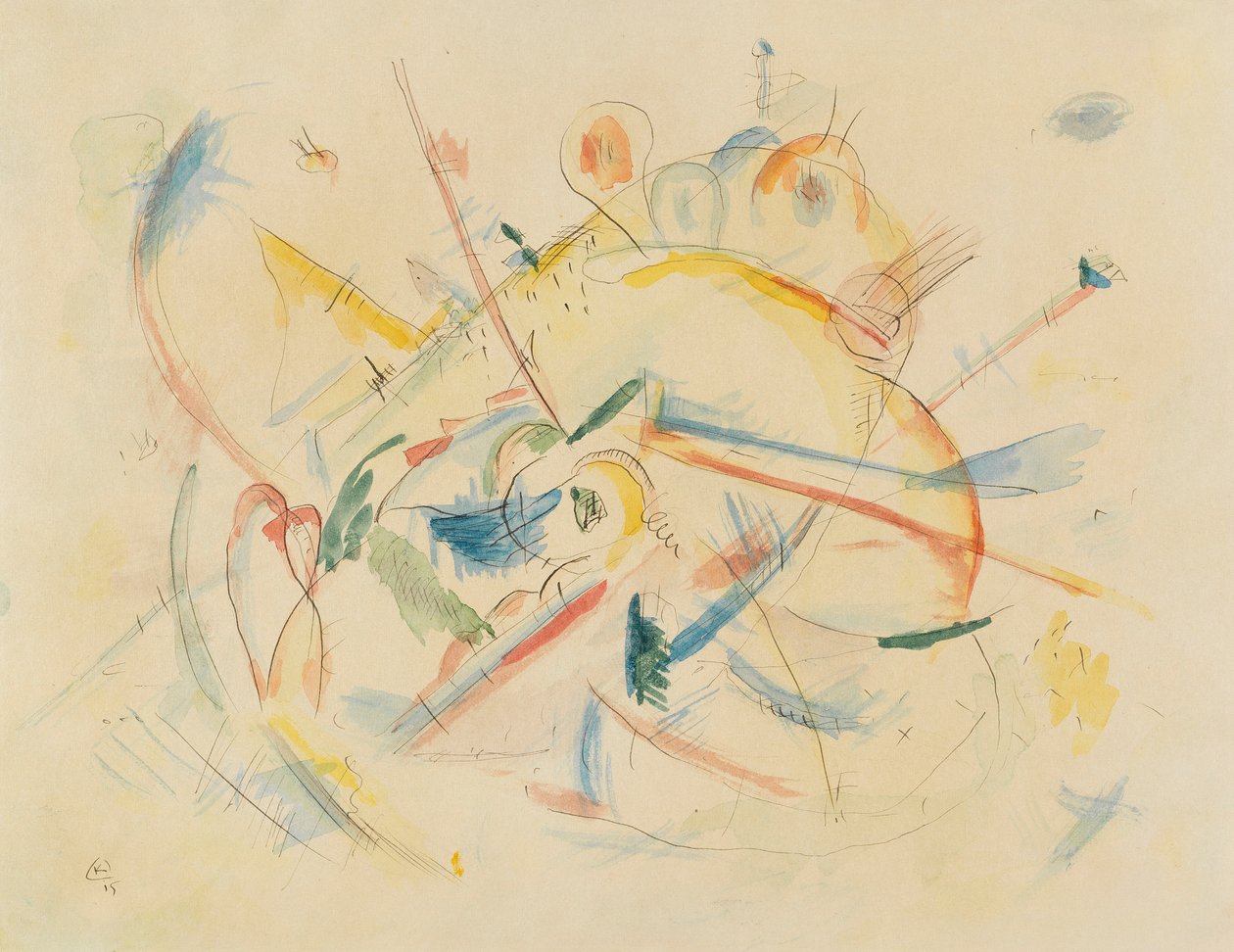 Sin título, 1915 de Wassily Kandinsky