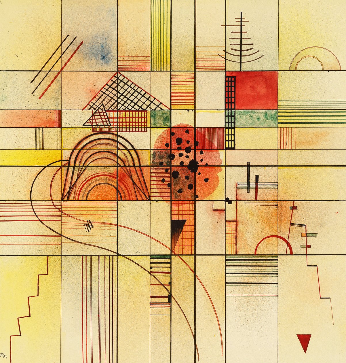 Rectángulos variados de Wassily Kandinsky