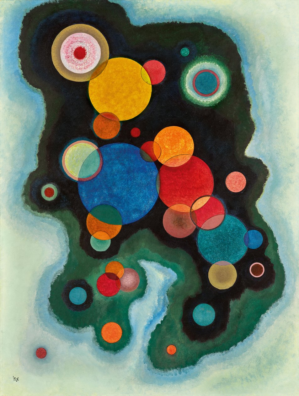 Impulso profundizado, 1928 de Wassily Kandinsky