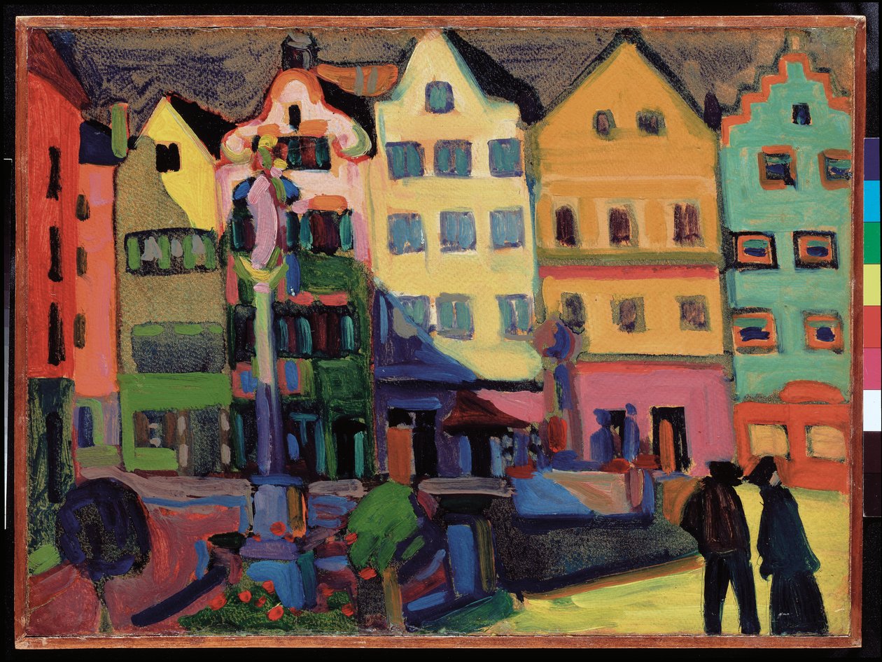 Weilheim-Marienplatz de Wassily Kandinsky