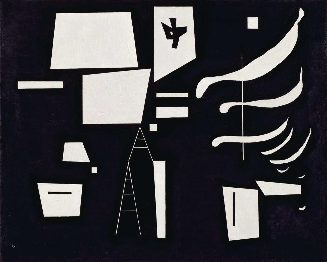 Blanco - Suave y Duro Marzo de Wassily Kandinsky