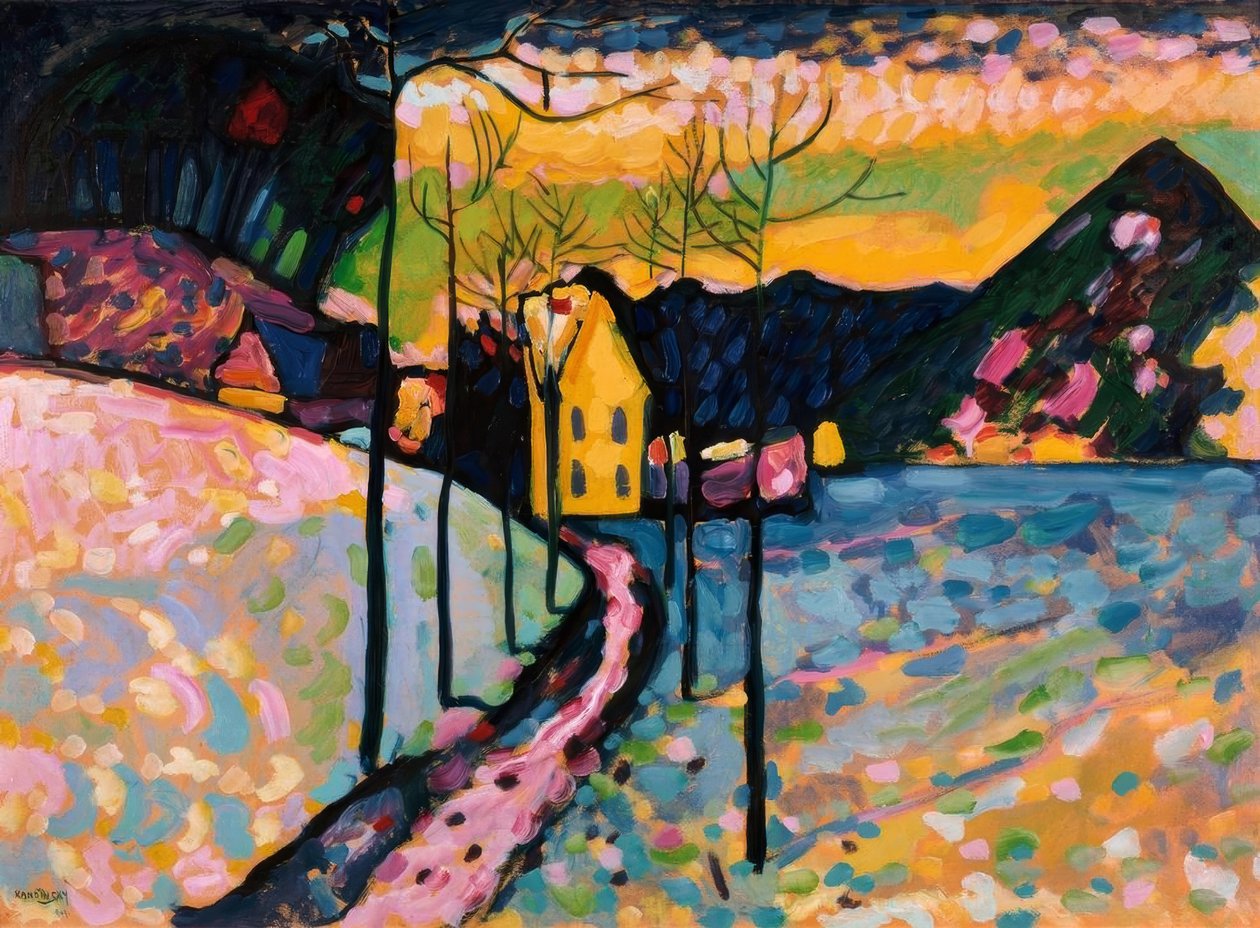 Invierno I – Kochel de Wassily Kandinsky