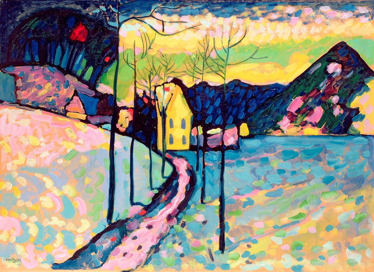 Paisaje Invernal de Wassily Kandinsky