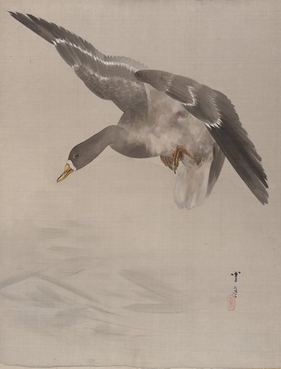 Pato, ca. 1887 de Watanabe Seitei