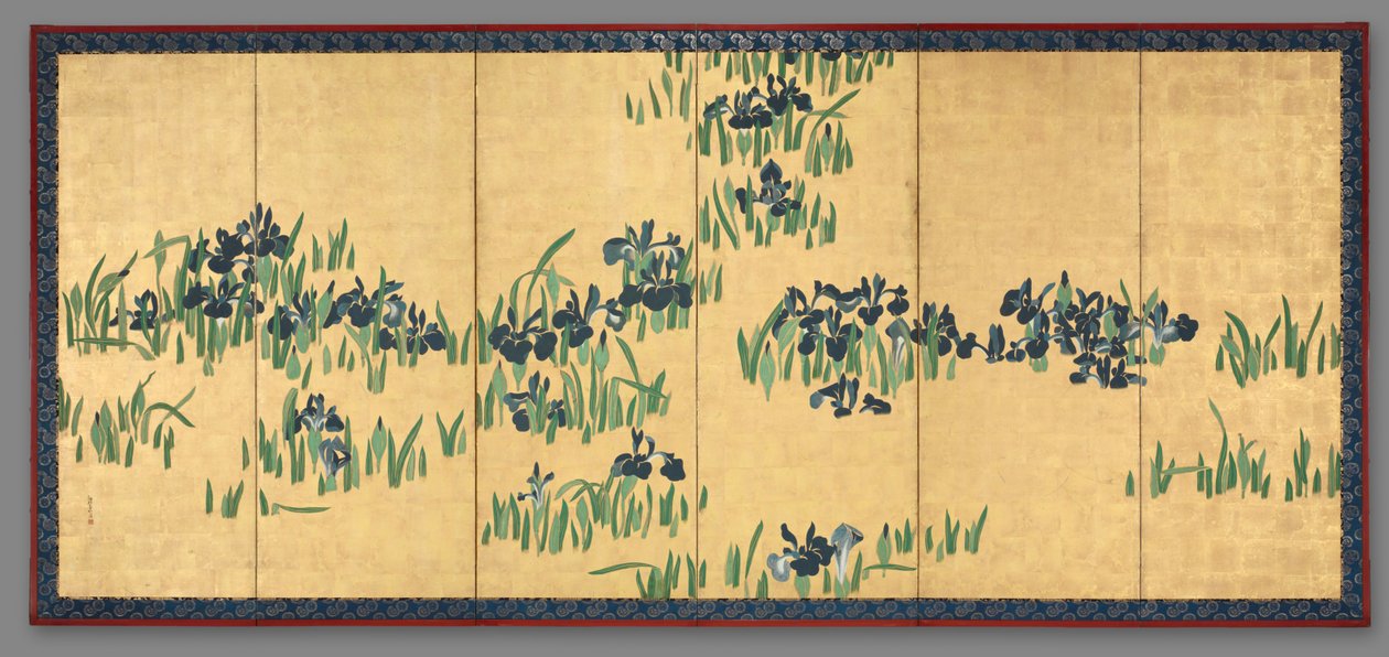Iris, 1700s de Watanabe Shiko