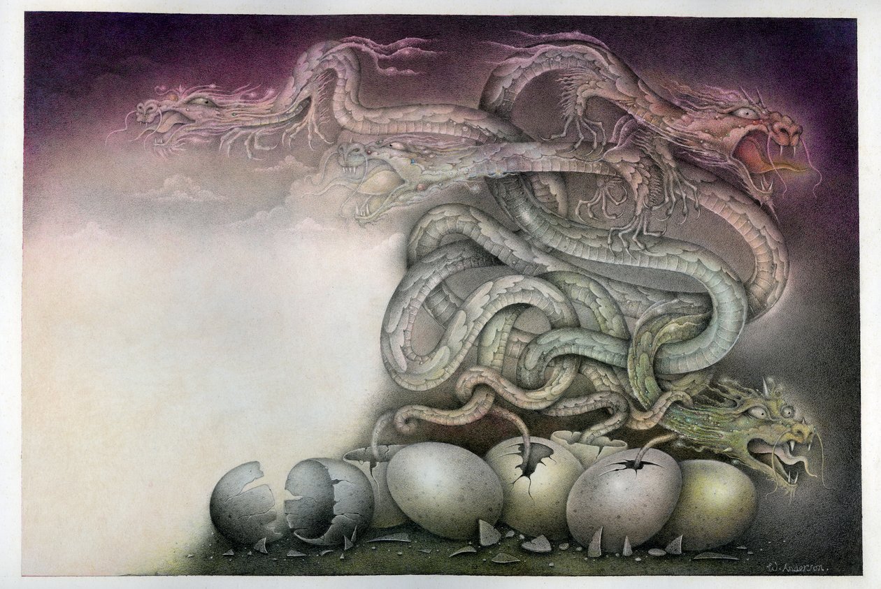 Nacimiento del Dragón de Wayne Anderson