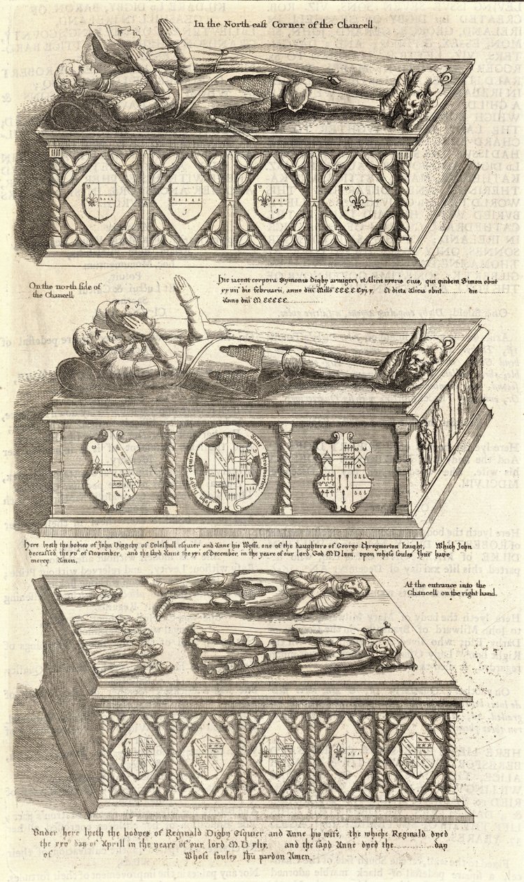 Familia Digby (monumento) de Wenceslaus Hollar
