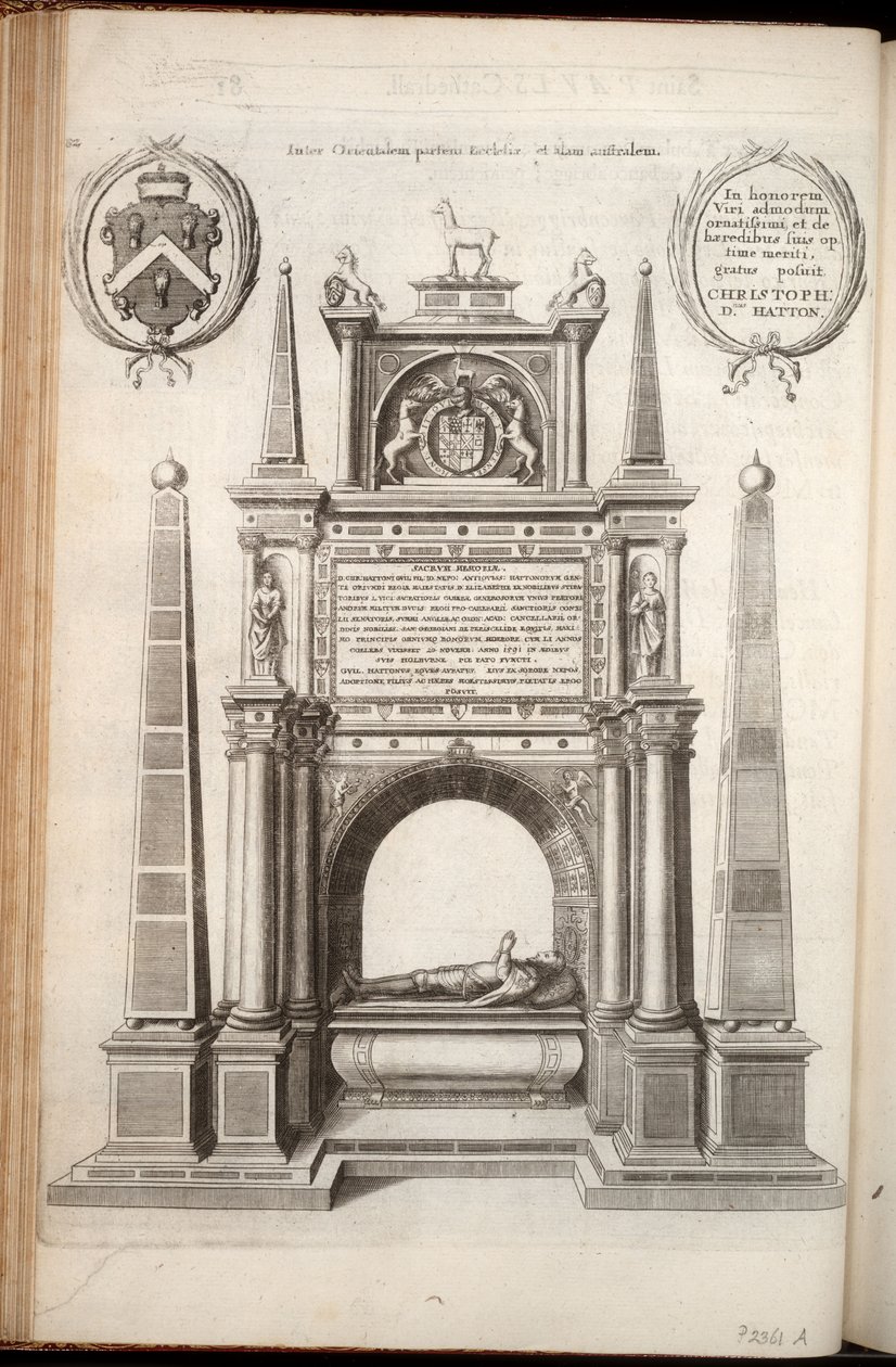 Sir Christopher Hatten de Wenceslaus Hollar