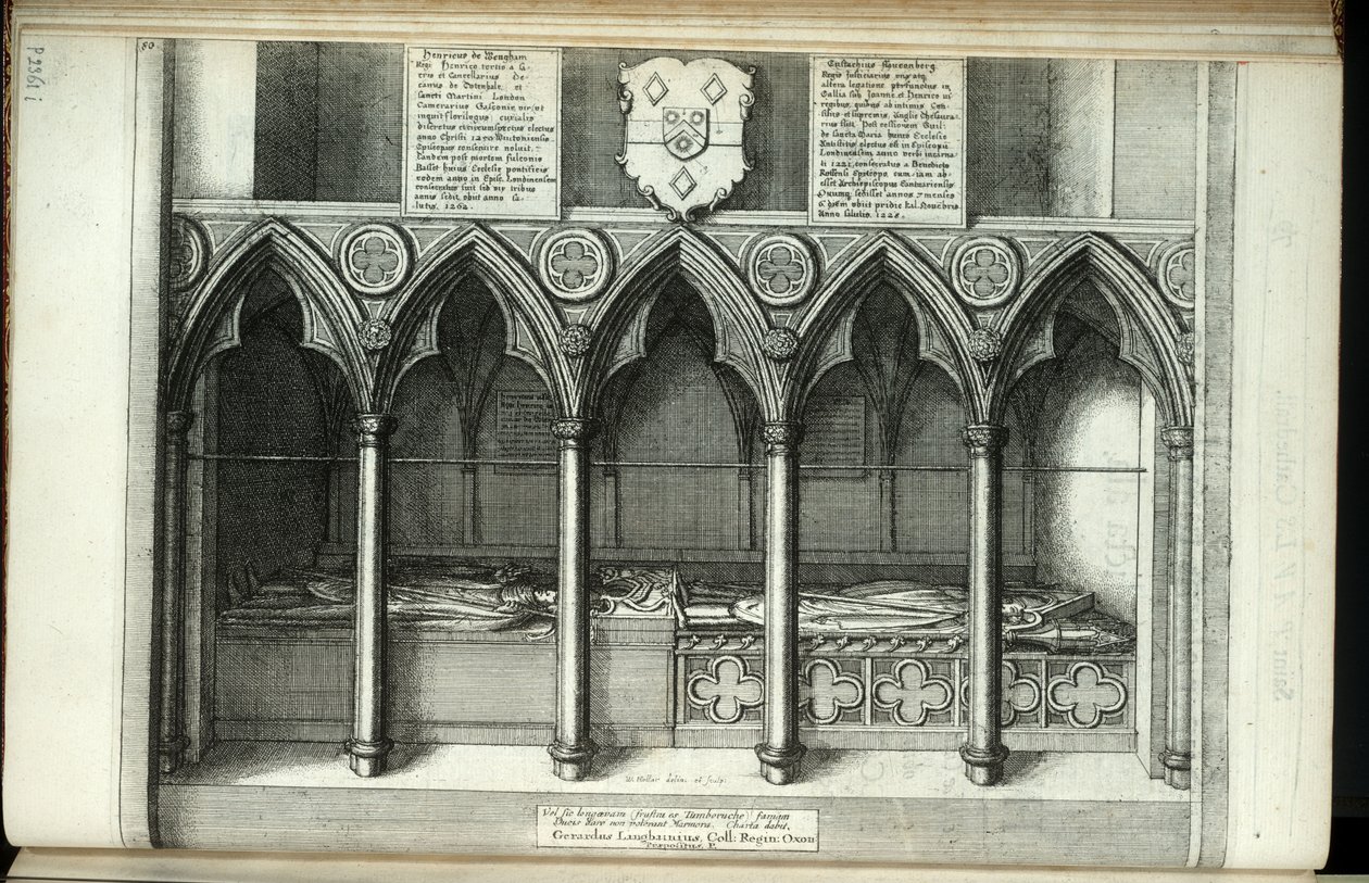 Wengham y Fauconberg. Estado 1 de Wenceslaus Hollar