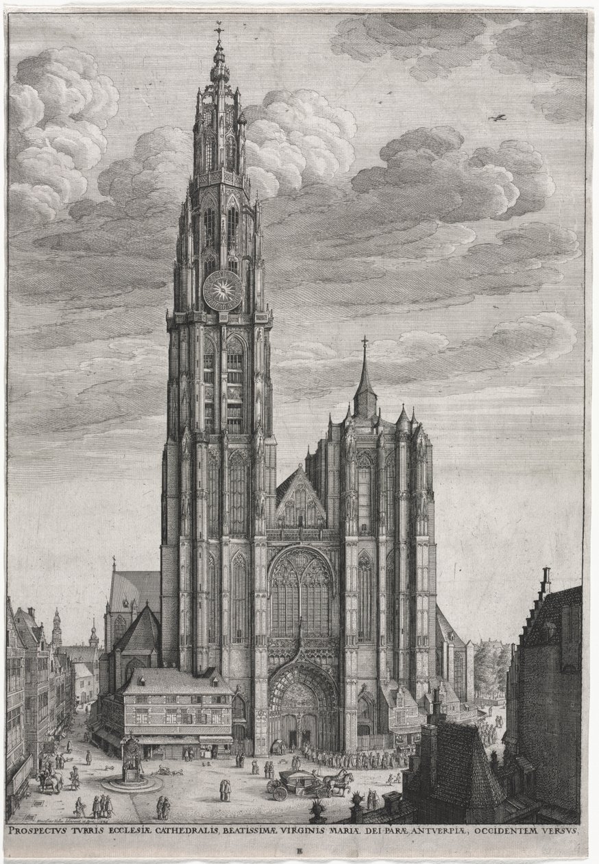 Catedral de Amberes de Wenceslaus Hollar