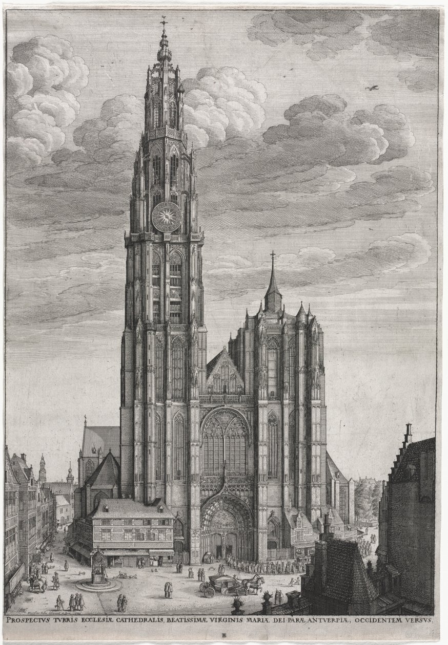 Catedral de Amberes de Wenceslaus Hollar