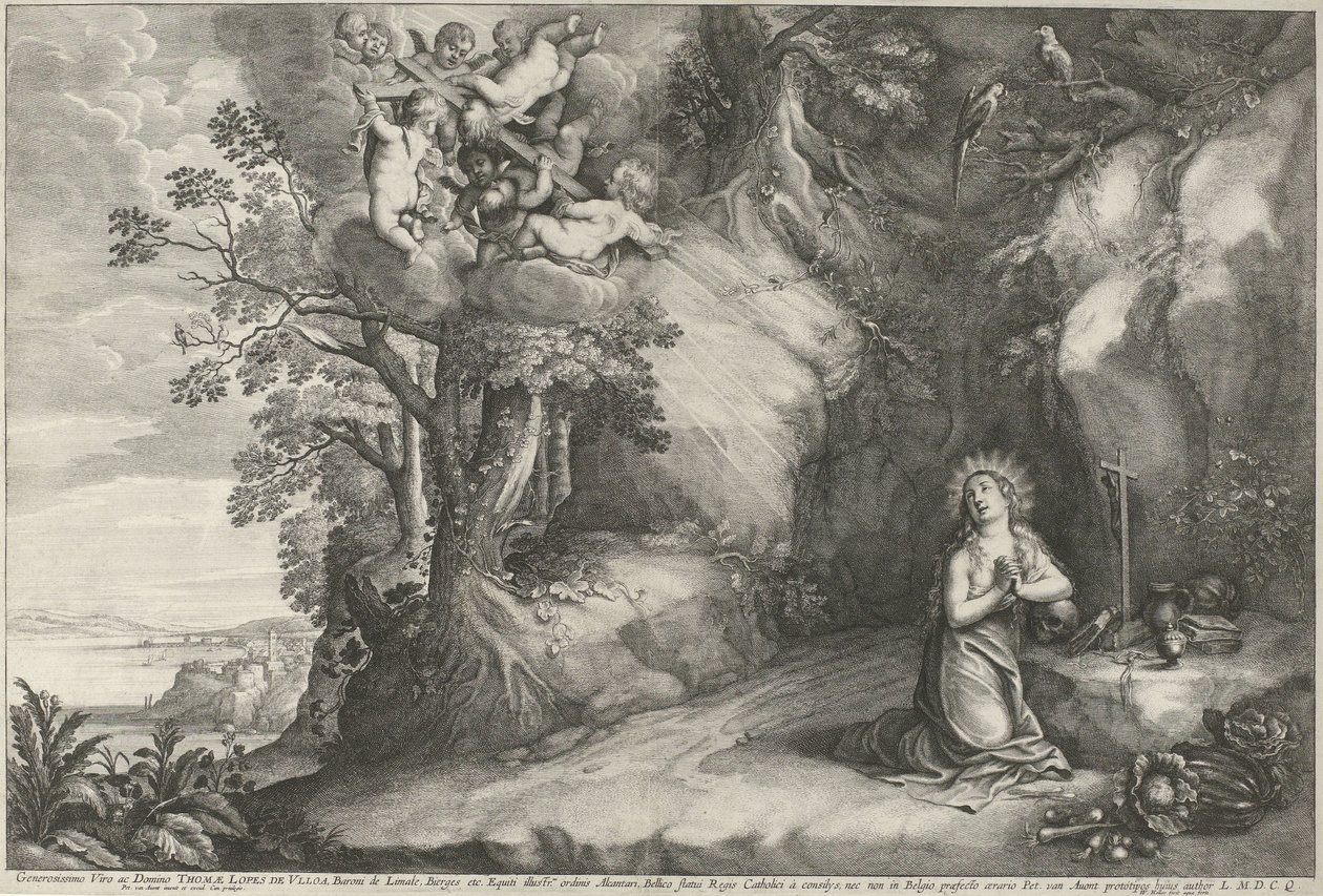 María Magdalena a Boetawardi de Wenceslaus Hollar