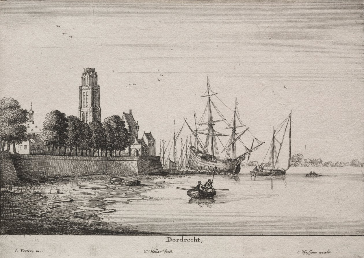 Dordrecht de Wenceslaus Hollar