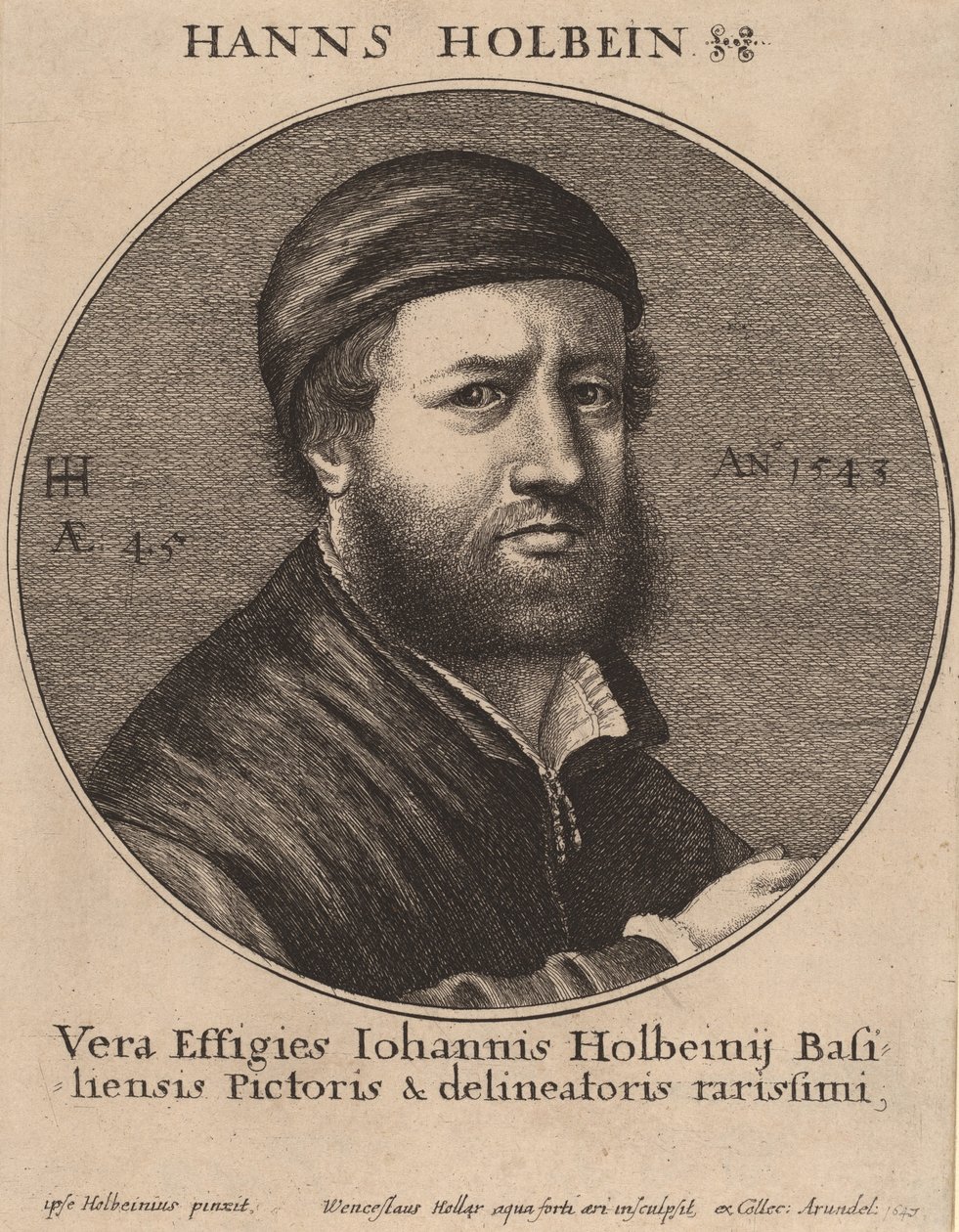 Hans Holbein el Joven de Wenceslaus Hollar