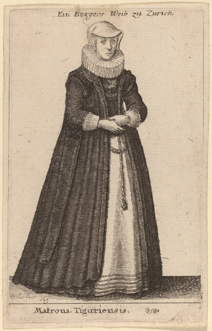 Matrona Tiguriensis de Wenceslaus Hollar