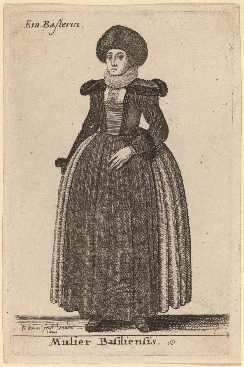 Mulier Basiliensis de Wenceslaus Hollar