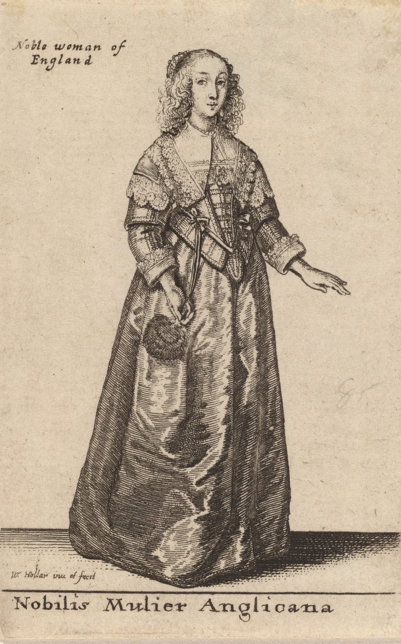 Nobilis Mulier Anglicana de Wenceslaus Hollar